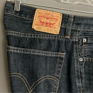 Levi's Men's 527 Bootcut Jeans Dark Wash/ Blue  Size 32" x  30"